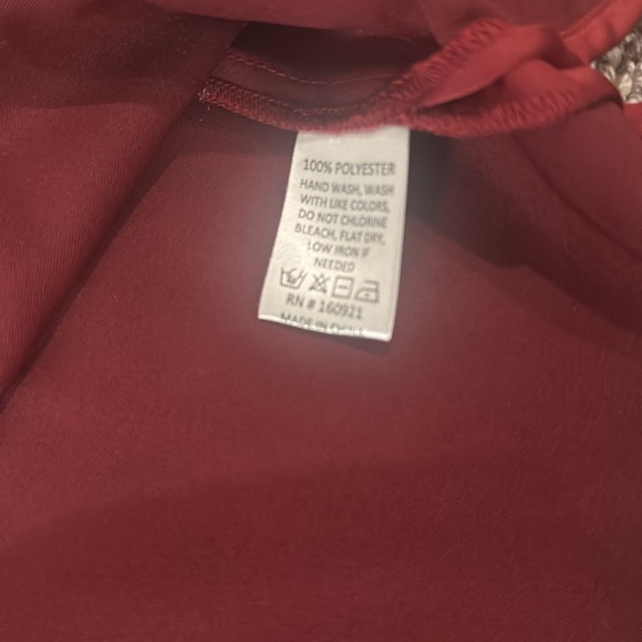 NWT S’Edge Red Satin Shift Dress Sz M - Picture 9 of 10